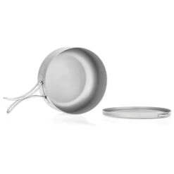 Robens Ori Titanium Pot With Plate Lid - Pot -Robens robens ori titanium pot with plate lid pot detail 4