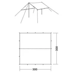Robens Tarp 3x3 M 17 Robens Tarp 3x3 M -Robens robens tarp 3x3 m 7