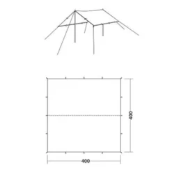 Robens Tarp 4x4 M -Robens robens tarp 4x4 m 8
